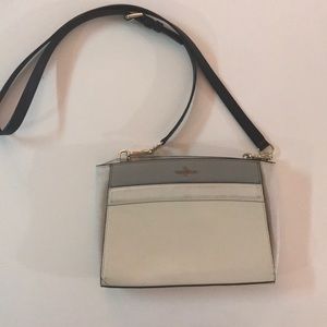 Cole Haan white and grey crossbody bag
